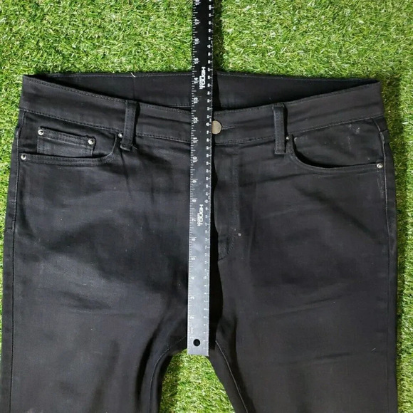 Mnml Womens Jeans 36 X 32 Black Distressed Stretch - Picture 7 of 9